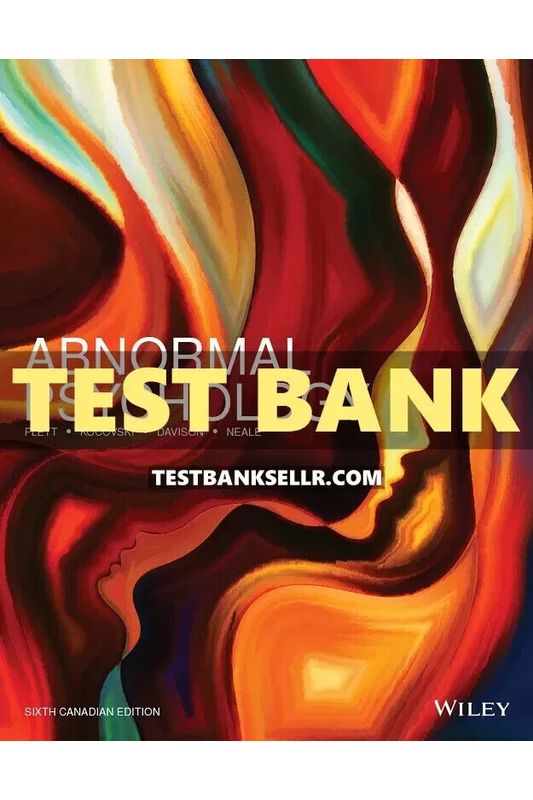 Test Bank for Abnormal Psychology 3rd Edition Flett