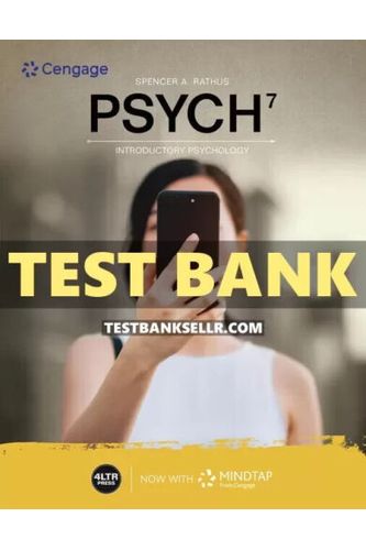 Test Bank for PSYCH 7 7th Edition Rathus