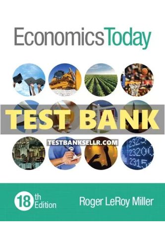 Test Bank for Economics Today 18th Edition Roger LeRoy Miller